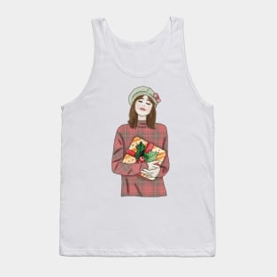 Christmas girl (7) Tank Top